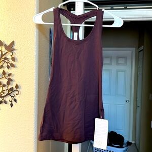 NWT Lululemon purple cool racerback II tank size 4